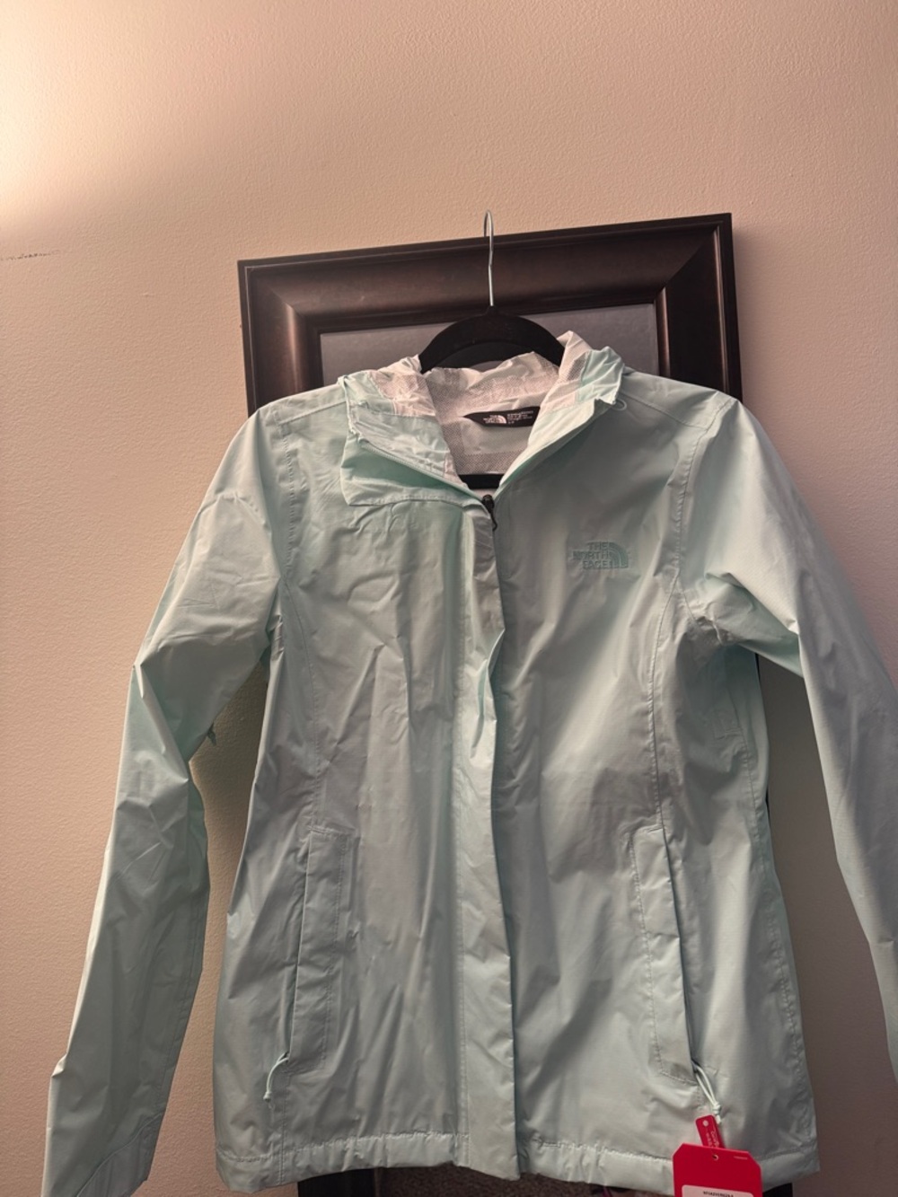 The North Face Women's Mint Green Waterproof Shell Jacket